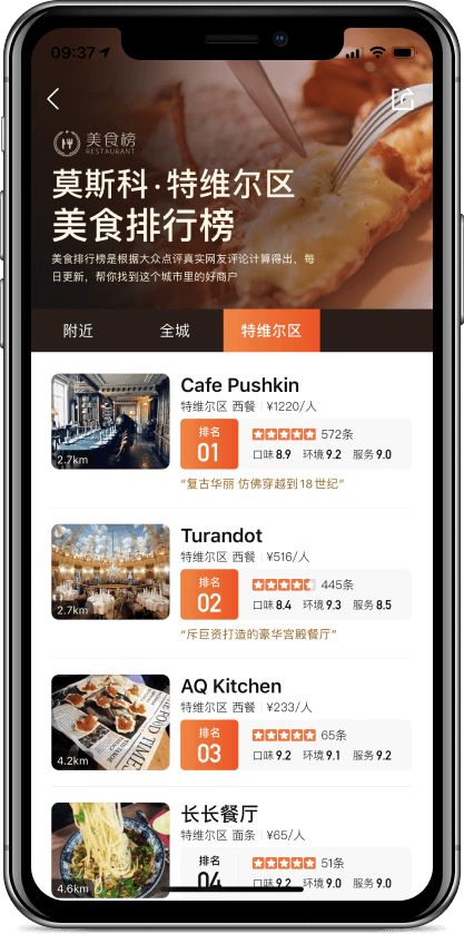 dianping москва рестораны.